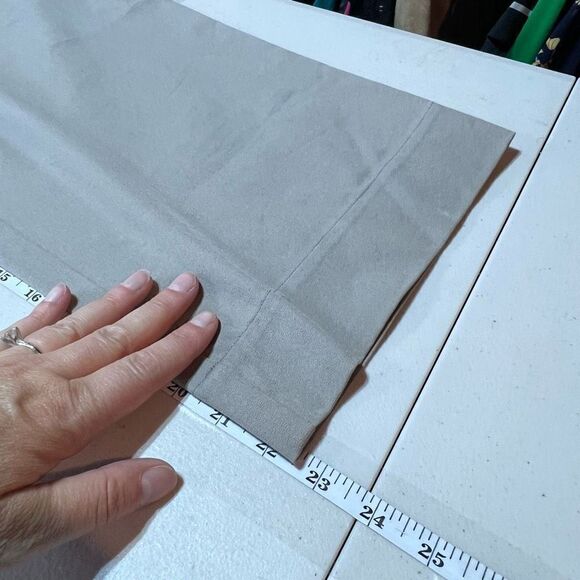 Eileen Fisher Women's Flat Front Wide Leg Cropped Ankle Pants Gray Size Small - Picture 10 of 11